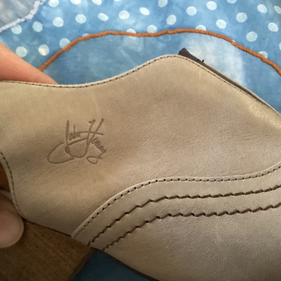 John Fluevog mule slingback wedge size 7 - Picture 6 of 8